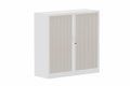 Armoire à rideaux H118xL120cm 2 tablettes