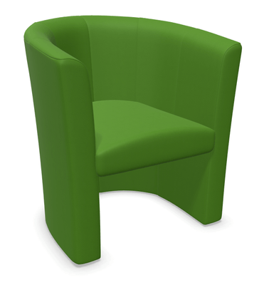 CANAPES - 1 place - CLUB fauteuil 1 place, vinyle VALENCIA coloris vert pomme (VLY)