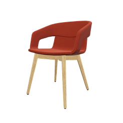 FAUTEUILS/POUFS - 4 pieds bois - MELODY fauteuil 4 pieds bois frêne naturel