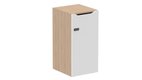 Meuble à cases H.92xL.45xP.50cm - 1 case H86cm. porte avec découpe en partie haute. serrure à code