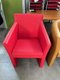 Chauffeuse revêtement PVC rouge