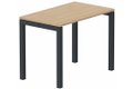 Module composable pied arche L.120xP.60cm, départ, plateau hêtre, structure anthracite