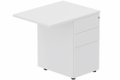 K8Wood Retour direct 120x60 sur caisson métal HB 3 tiroirs