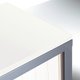 Top armoire à rideaux L100xP43cm blanc