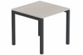 Module composable pied arche L.80xP.80cm, départ, plateau acacia, structure anthracite