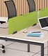 Panneau-écran PLEXIGLAS BENCH H.35cm, L.120xH.35cm, plexiglas vert, structure aluminium