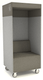 Phonebox acoustique permet de passer les appels sans gêner les autres, coloris gris foncé et gris clair