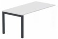 Module suivant table composable 140x80cm blanc/ anthracite - sur délai