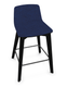 MELODY chaise haute. assise H.64cm. piétement frêne teinté noir
