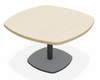 SPOTY Table basse forme carrée angles arrondis L.70xP.70xH.40cm.