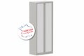Armoire à rideaux H198xL80cm 4 tablettes