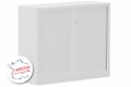 Armoire à rideaux H100xL120cm 2 tablettes