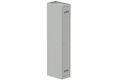 Vestiaire industrie propre 1 porte (serrure 2 clés) H180xL30xP50cm coffre gris clair/ porte(s) gris clair