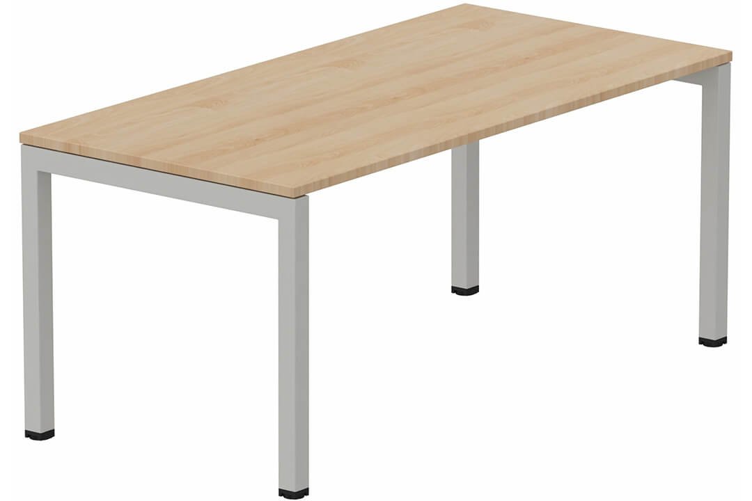 Module départ table composable 160x80cm hêtre/ aluminium