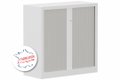Armoire à rideaux H100xL100cm 2 tablettes