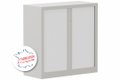 Armoire à rideaux H100xL100cm 2 tablettes