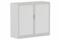 Armoire à rideaux H105xL120cm 2 tablettes