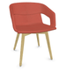 MELODY fauteuil 4 pieds bois frêne naturel