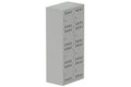 Vestiaire multicases 2 colonnes L,40cm 4 cases (fermeture cadenas) H,180xL,80xP,50cm coffre gris clair/portes gris clair