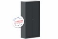 Armoire à rideaux H198xL100cm 4 tablettes