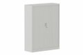 Armoire à rideaux H160xL120cm 3 tablettes
