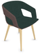 MELODY fauteuil 4 pieds bois frêne naturel