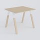 Table Keops Bois 140x120 cm de profondeur et hauteur 109 cm . Plateau épaisseur 25mm.
