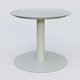 Table Basse Fashion Styl piètement colonne métalique. Plateau Gris (RAL 7038) et pietement Gris (RAL 7038).