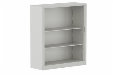 ARMOIRES A RIDEAUX - Largeur 120 cm - Armoire à rideaux H135xL120cm 2 tablettes