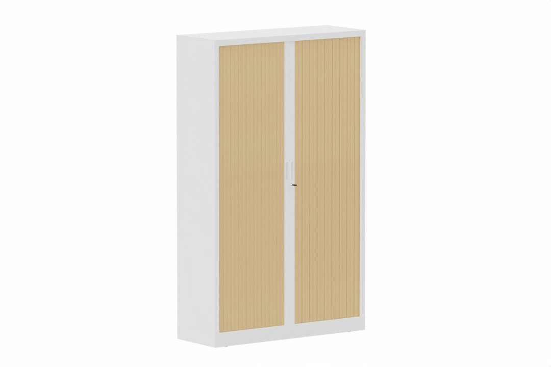 Armoire à rideaux H198xL120cm 4 tablettes