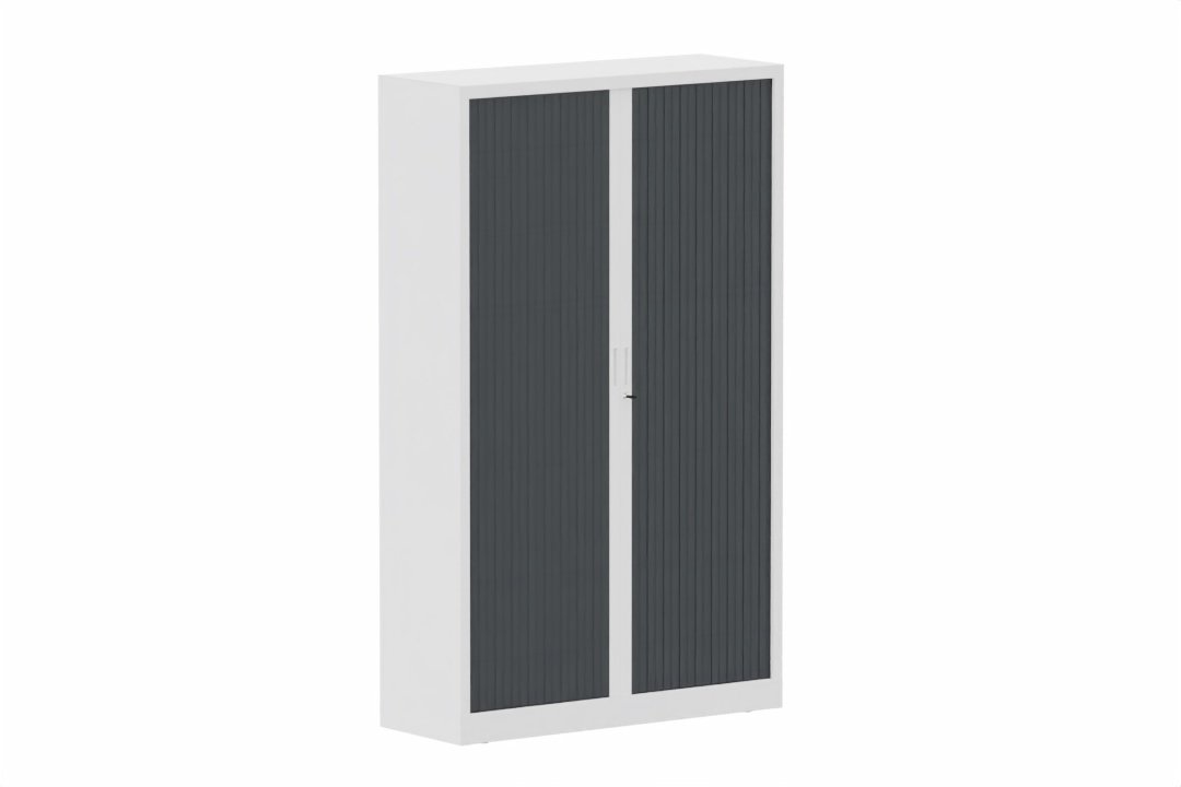 Armoire à rideaux H198xL120cm 4 tablettes