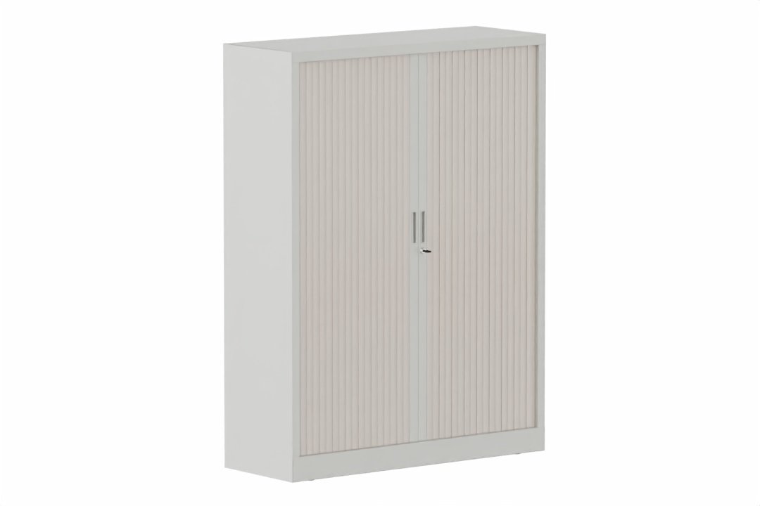 Armoire à rideaux H160xL120cm 3 tablettes