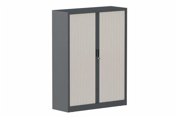 ARMOIRES A RIDEAUX - Largeur 120 cm - Armoire à rideaux H160xL120cm 3 tablettes