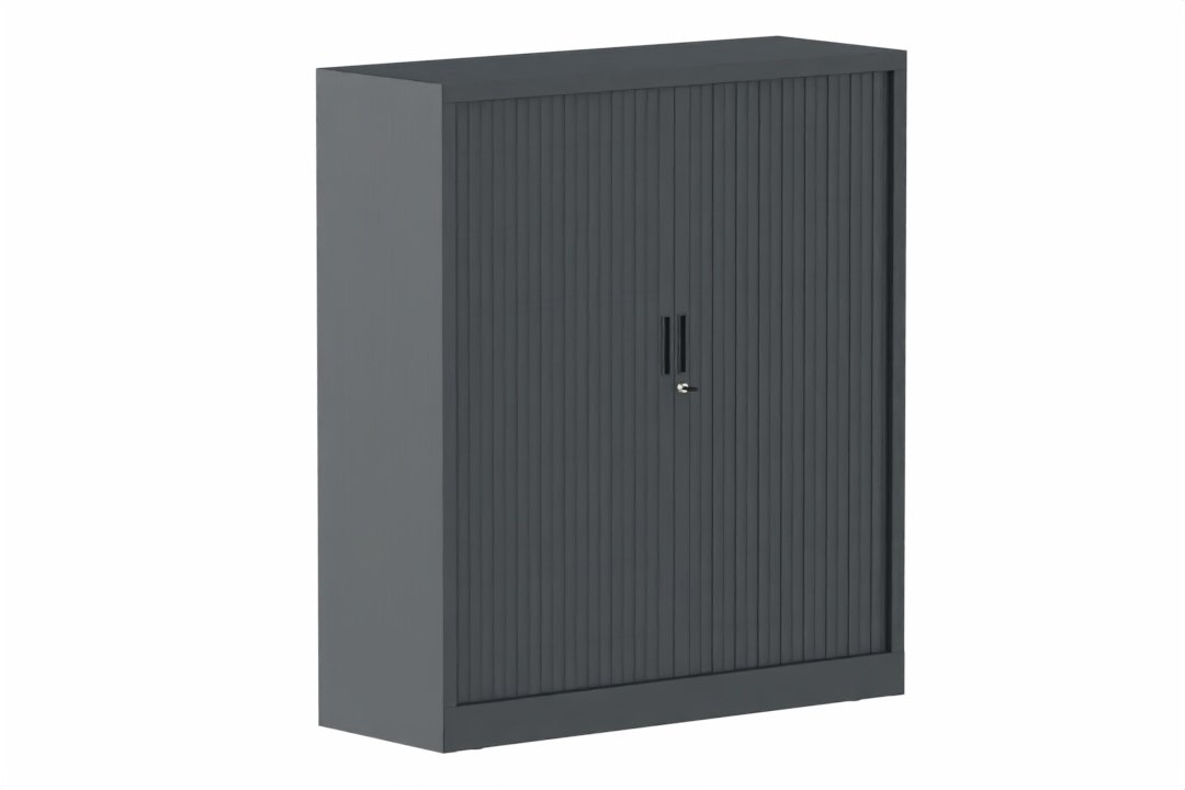 Armoire à rideaux H135xL120cm 2 tablettes