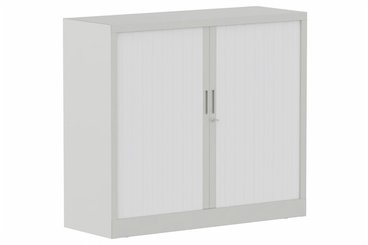 ARMOIRES A RIDEAUX - Largeur 120 cm - Armoire à rideaux H105xL120cm 2 tablettes