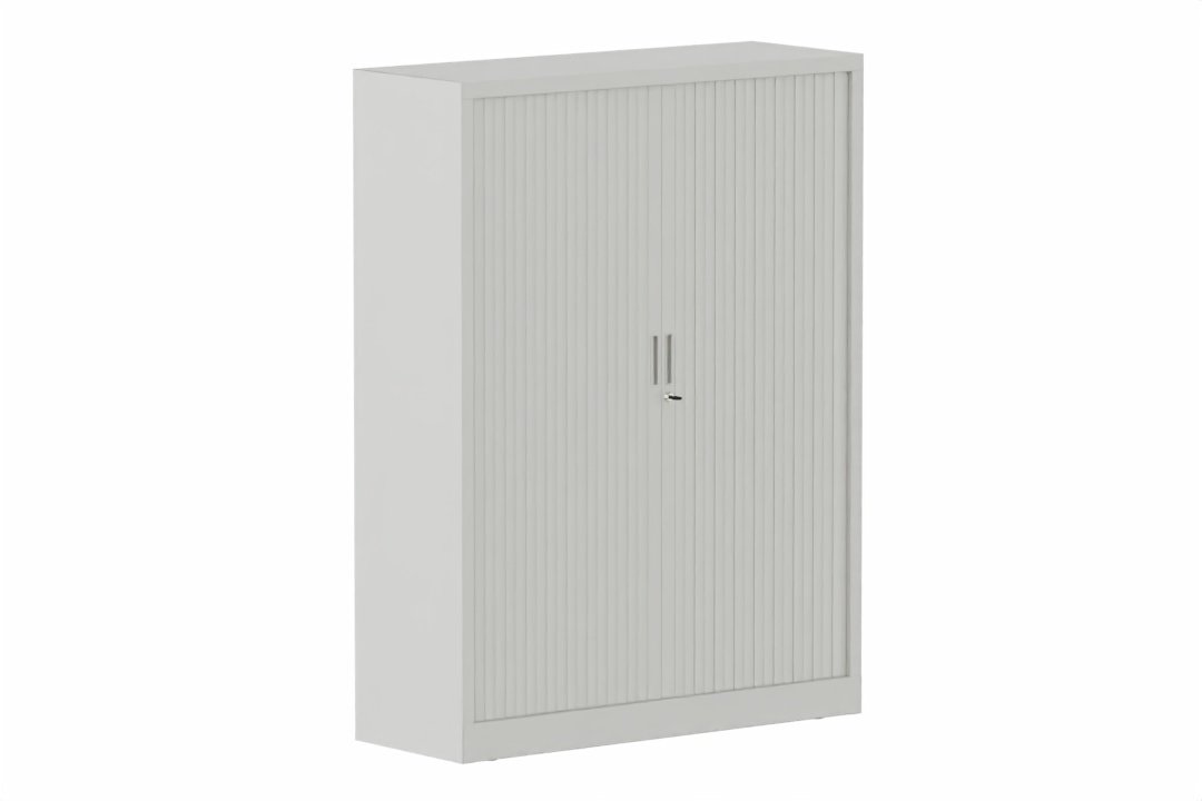 Armoire à rideaux H160xL120cm 3 tablettes