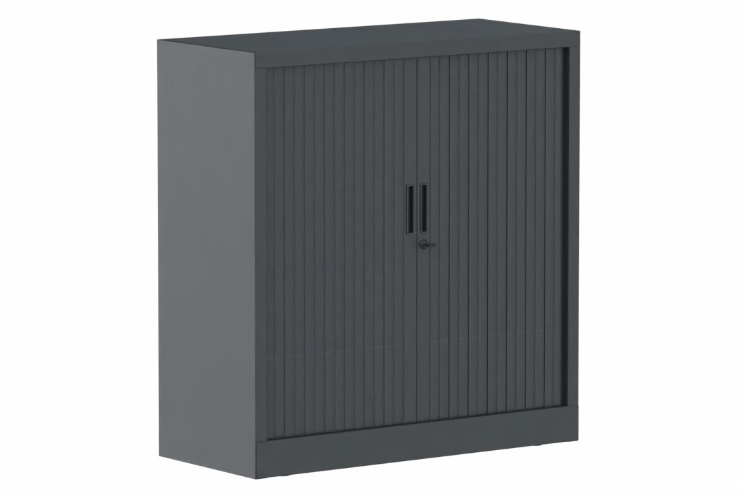 Armoire à rideaux H105xL100cm 2 tablettes