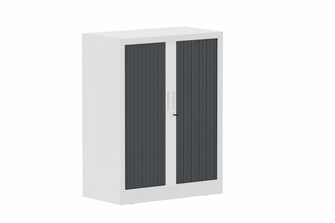 Armoire à rideaux H105xL080cm 2 tablettes