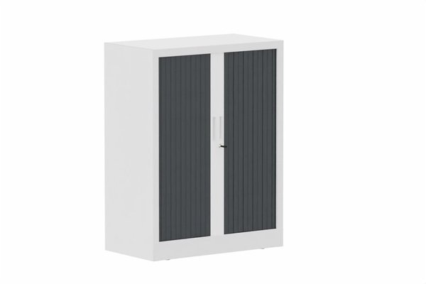 ARMOIRES A RIDEAUX - Largeur 80 cm - Armoire à rideaux H105xL080cm 2 tablettes