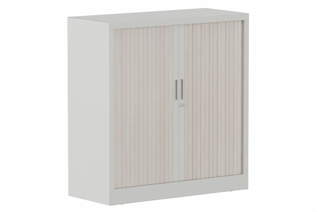 Armoire à rideaux H105xL100cm 2 tablettes