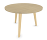 TABLE BASSE MELODY DIAM 700 PLATEAU CHENE CLAIR PIETEMENT BOIS