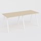 Table Keops Métal 280x120 cm de profondeur et hauteur 109 cm . Plateau épaisseur 25mm.