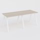Table Keops Métal 280x120 cm de profondeur et hauteur 109 cm . Plateau épaisseur 25mm.