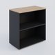 Armoire sans porte tablettes en mélaminé 80x42x80 cm