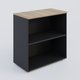 Armoire sans porte tablettes en mélaminé 80x42x80 cm