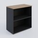 Armoire sans porte tablettes en mélaminé 80x42x80 cm