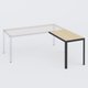 X7-RETOUR DE BUREAU 1200X600 PLATEAU 18MM.