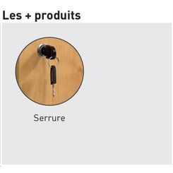 SCOLAIRE - Apprendre - Meuble bas BIP BOP portes battantes méla pièt époxy - L90xP45xH95 cm - Hêtre miel/gris alu RAL 9006