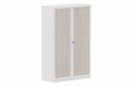 Armoire à rideaux H160xL100cm 3 tablettes