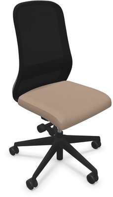 a definir - a definir - Fauteuil de travail mistral MESH NOIR Cadre Noir assise Tissu Non feu M1 Coloris BNK-1008